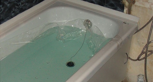 Установкой акрилового вкладыша | Сясьстрой